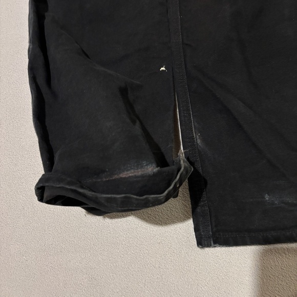 Carhartt Double Knees Pants Mens 32x32 Black Carpenter Loose Fit USA B01 BLK - Picture 5 of 8